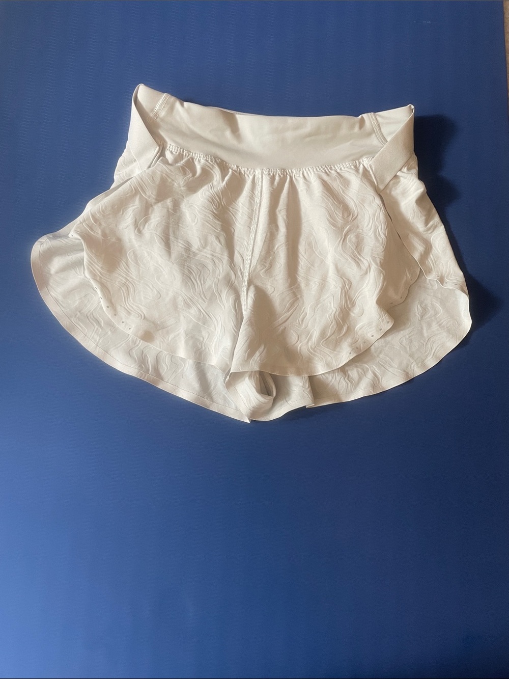 lululemon athletica White Athletic Skort with Subtle Texture